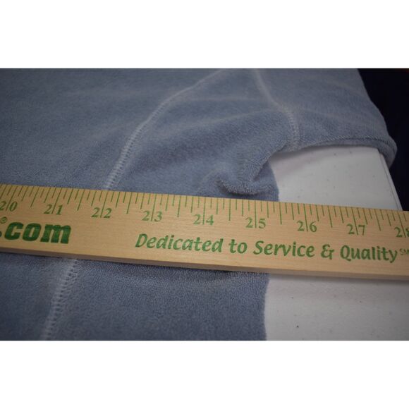 Fabletics Terry Full Zip Oversized Hoodie Light Dusty Blue Spring Beach Large - Picture 5 of 6